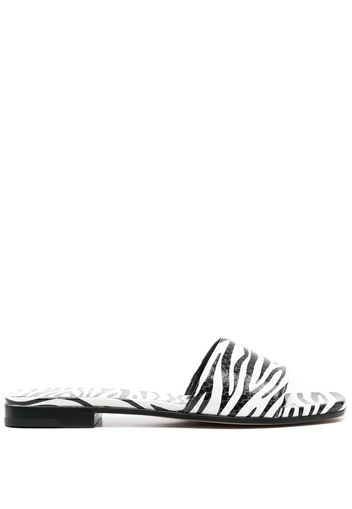 Paris Texas Rosa zebra-print sandals - Nero