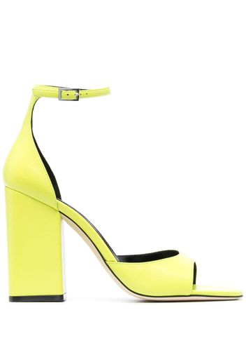 Paris Texas Fiona 100mm block-heel sandals - Verde