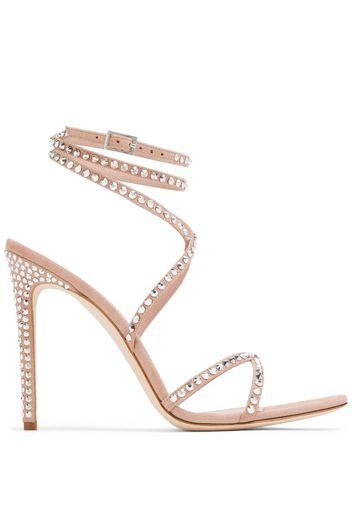 Paris Texas Holly Zoe 105mm embellished sandals - Toni neutri