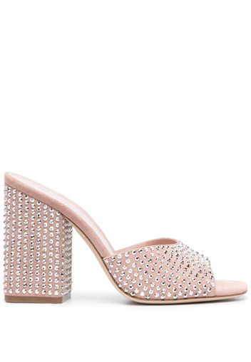 Paris Texas Holly Anja 105mm mules - Rosa