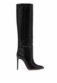 Paris Texas lizard-effect boots - Nero