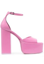 Paris Texas 130mm patent-leather platform sandals - Rosa