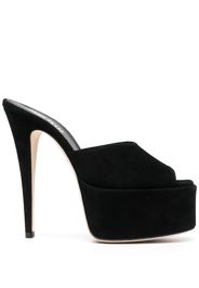 Paris Texas peep-toe stiletto-heel mules - Nero