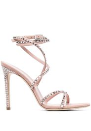 Paris Texas Holly Zoe lace-up 115mm sandals - Rosa