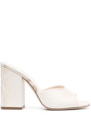 Paris Texas Anja 105mm mules - Bianco