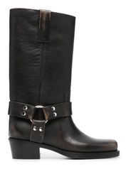 Paris Texas Roxy 40mm leather cowboy boots - Nero