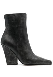 Paris Texas 90mm pointed-toe leather ankle boots - Nero