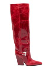 Paris Texas 100mm Jane boots - Rosso