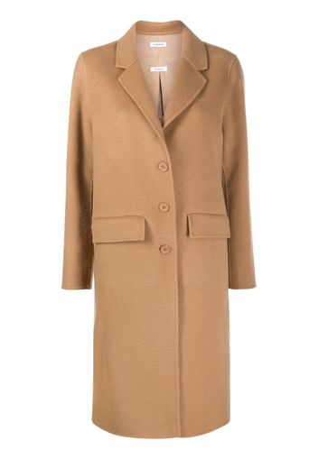 single breasted wool coat
