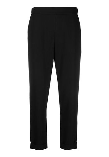 cropped slim-fit trousers