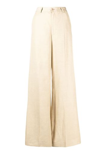 P.A.R.O.S.H. flared-leg trousers - Toni neutri