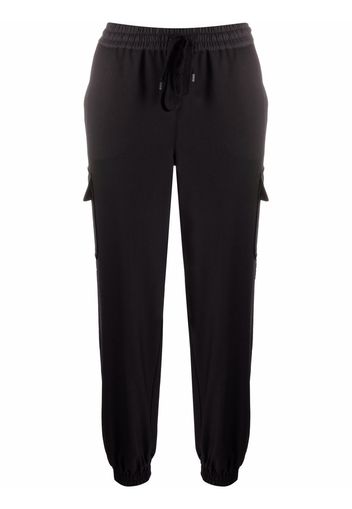 P.A.R.O.S.H. elasticated cargo trousers - Nero