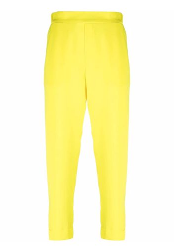 P.A.R.O.S.H. high-waisted cropped trousers - Giallo