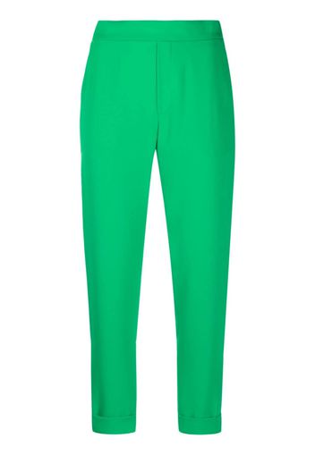 P.A.R.O.S.H. high-waisted cropped trousers - Verde