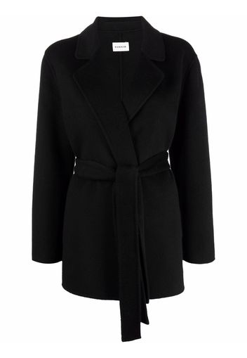 P.A.R.O.S.H. belted short coat - Nero