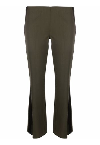 P.A.R.O.S.H. flared wool trousers - Verde