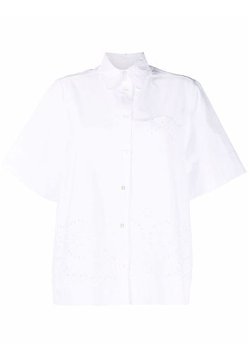 P.A.R.O.S.H. short-sleeved button-up shirt - Bianco