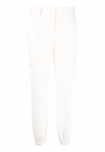 P.A.R.O.S.H. slim-fit cargo trousers - Bianco