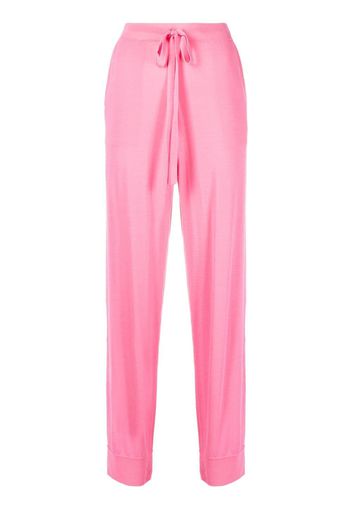 P.A.R.O.S.H. knit drawstring track pants - Rosa