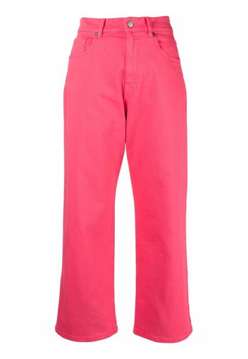 P.A.R.O.S.H. Cabare cropped-leg trousers - Rosa