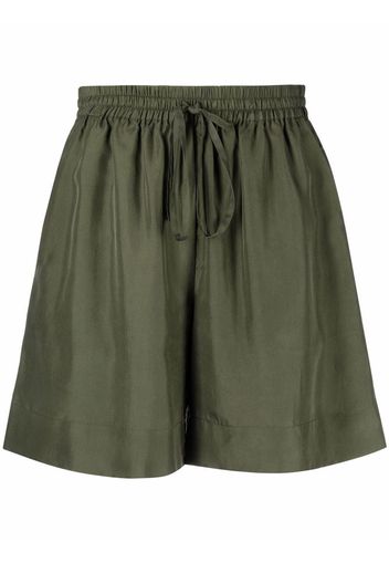 P.A.R.O.S.H. Sunny drawstring slip-pocket shorts - Verde