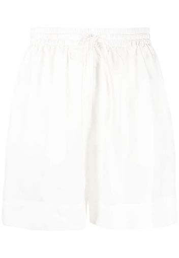 P.A.R.O.S.H. Sunny drawstring slip-pocket shorts - Bianco