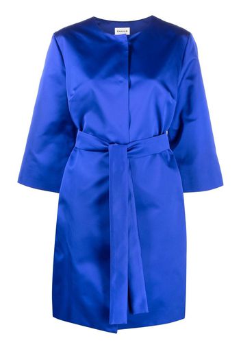 P.A.R.O.S.H. Cappotto con cintura - Blu