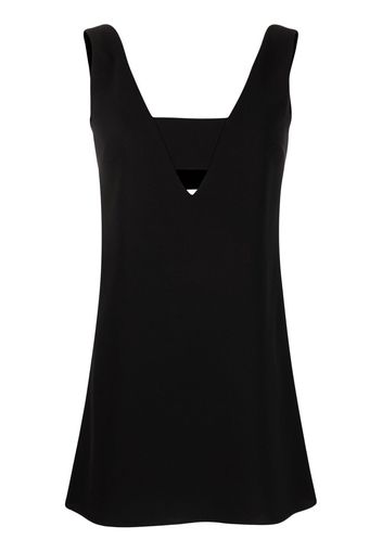 P.A.R.O.S.H. V-neck shift dress - Nero