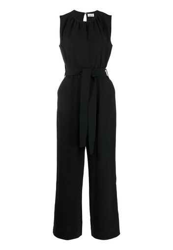 P.A.R.O.S.H. belted wide-leg jumpsuit - Nero