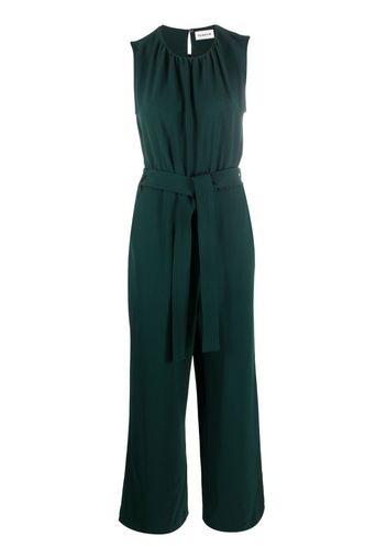 P.A.R.O.S.H. sleeveless tie-waist jumpsuit - Verde