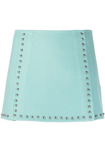 P.A.R.O.S.H. Bleak studded mini skirt - Blu