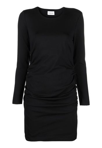 P.A.R.O.S.H. ruched long-sleeve dress - Nero