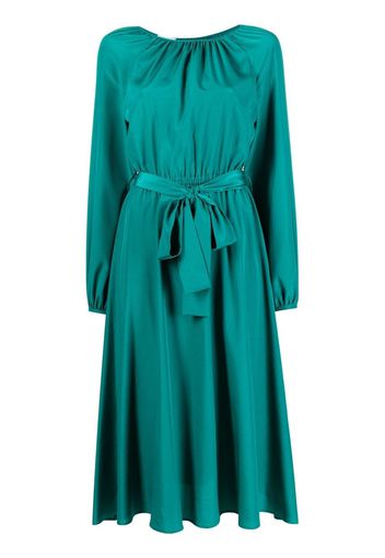 P.A.R.O.S.H. Palmer belted dress - Verde