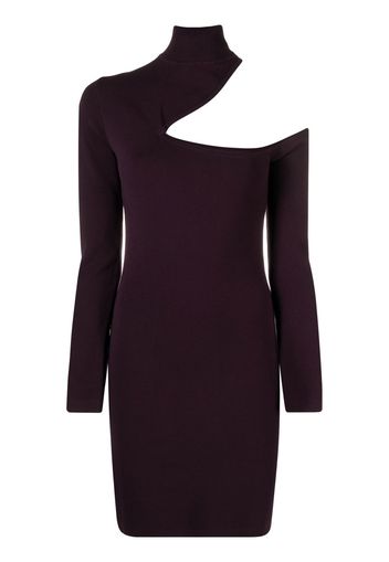 P.A.R.O.S.H. cut-out long-sleeve knit dress - Viola