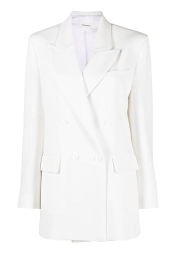 P.A.R.O.S.H. peak-lapel double-breasted jacket - Bianco