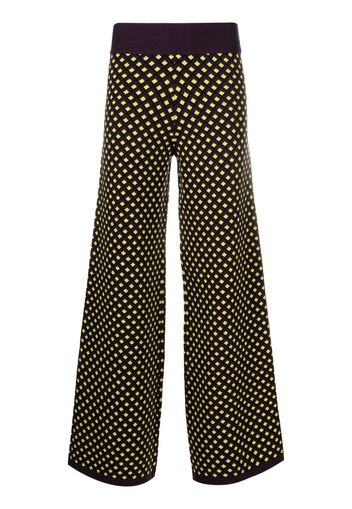 P.A.R.O.S.H. polka-dot knitted trousers - Viola