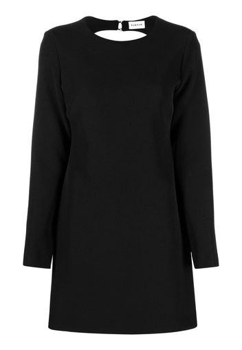 P.A.R.O.S.H. long-sleeve backless minidress - Nero