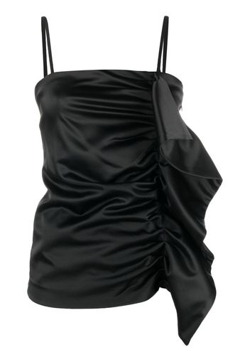 P.A.R.O.S.H. draped-detail sleeveless top - Nero