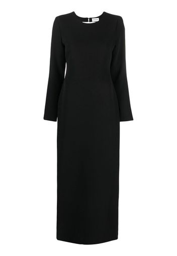 P.A.R.O.S.H. long-sleeve open-back dress - Nero