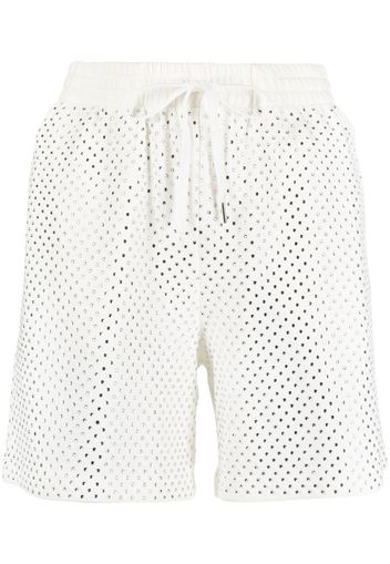 P.A.R.O.S.H. Shorts con strass - Bianco