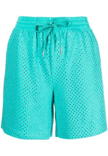 P.A.R.O.S.H. Shorts con strass - Blu