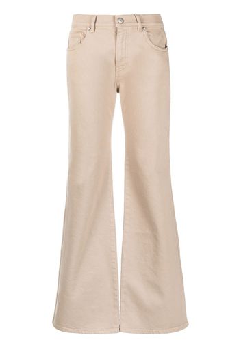 P.A.R.O.S.H. mid-rise wide-leg jeans - Toni neutri