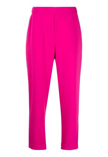 P.A.R.O.S.H. elasticated-waist tapered trousers - Rosa