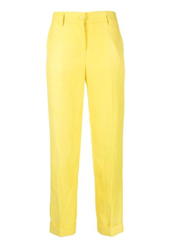 P.A.R.O.S.H. Pantaloni sartoriali crop - Giallo