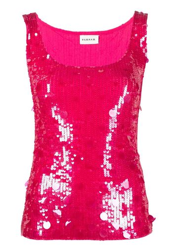 P.A.R.O.S.H. Top con paillettes - Rosa