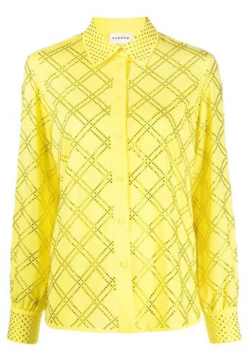 P.A.R.O.S.H. cut-out collared shirt - Giallo