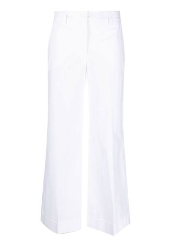 P.A.R.O.S.H. high-waisted wide-leg trousers - Bianco