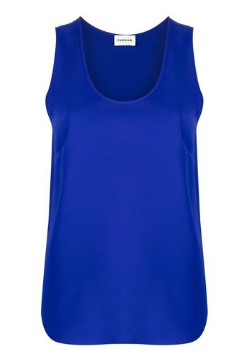 P.A.R.O.S.H. scoop neck tank top - Blu