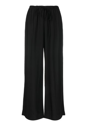 P.A.R.O.S.H. wide-leg drawstring-waist trousers - Nero