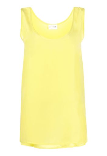 P.A.R.O.S.H. silk scoop-neck vest - Giallo